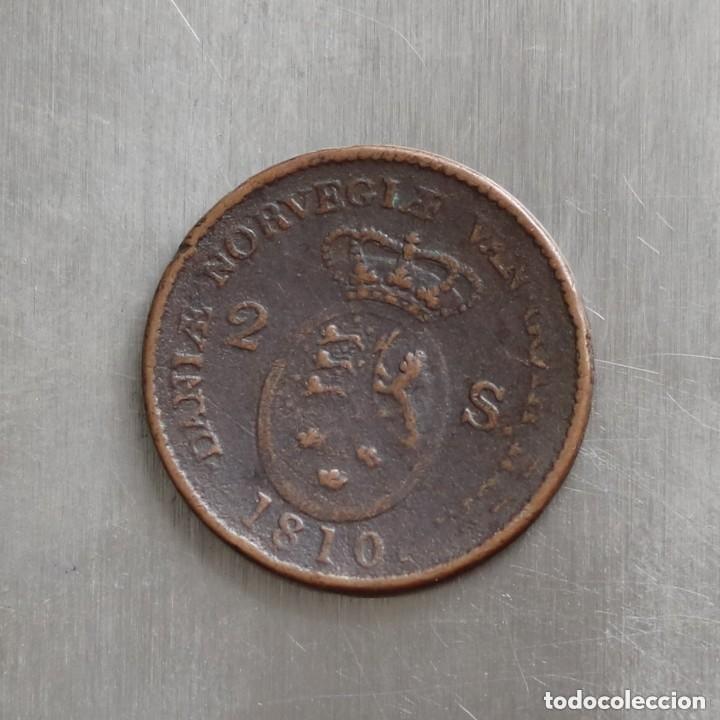 Monedas antiguas de Europa: 2 SKILLING 1810 DINAMARCA - Foto 1