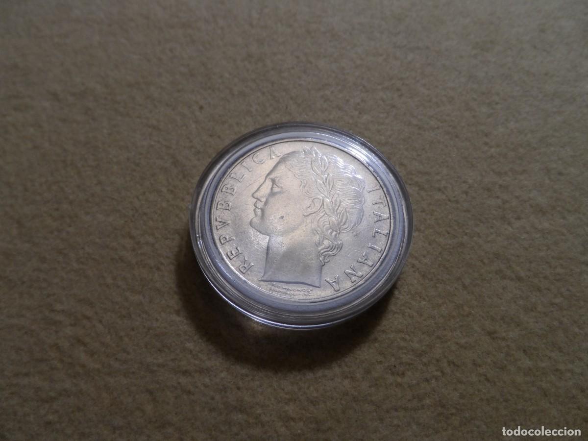 Old Coins of Europe: 100 LIRAS DE LA REPUBLICA ITALIANA. NIQUEL. A&Ntilde;O 1965. M.B.C.