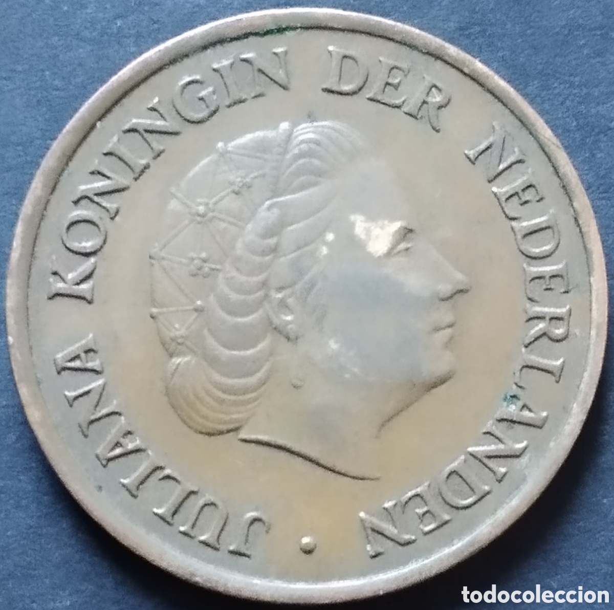Monedas antiguas de Europa: MONEDA - PA&Iacute;SES BAJOS 5 CENT 1971 - Foto 2