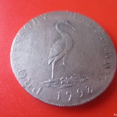 Monedas antiguas de Europa: GRAN BRETAÑA. 1/2 PENNY TOKEN 1793