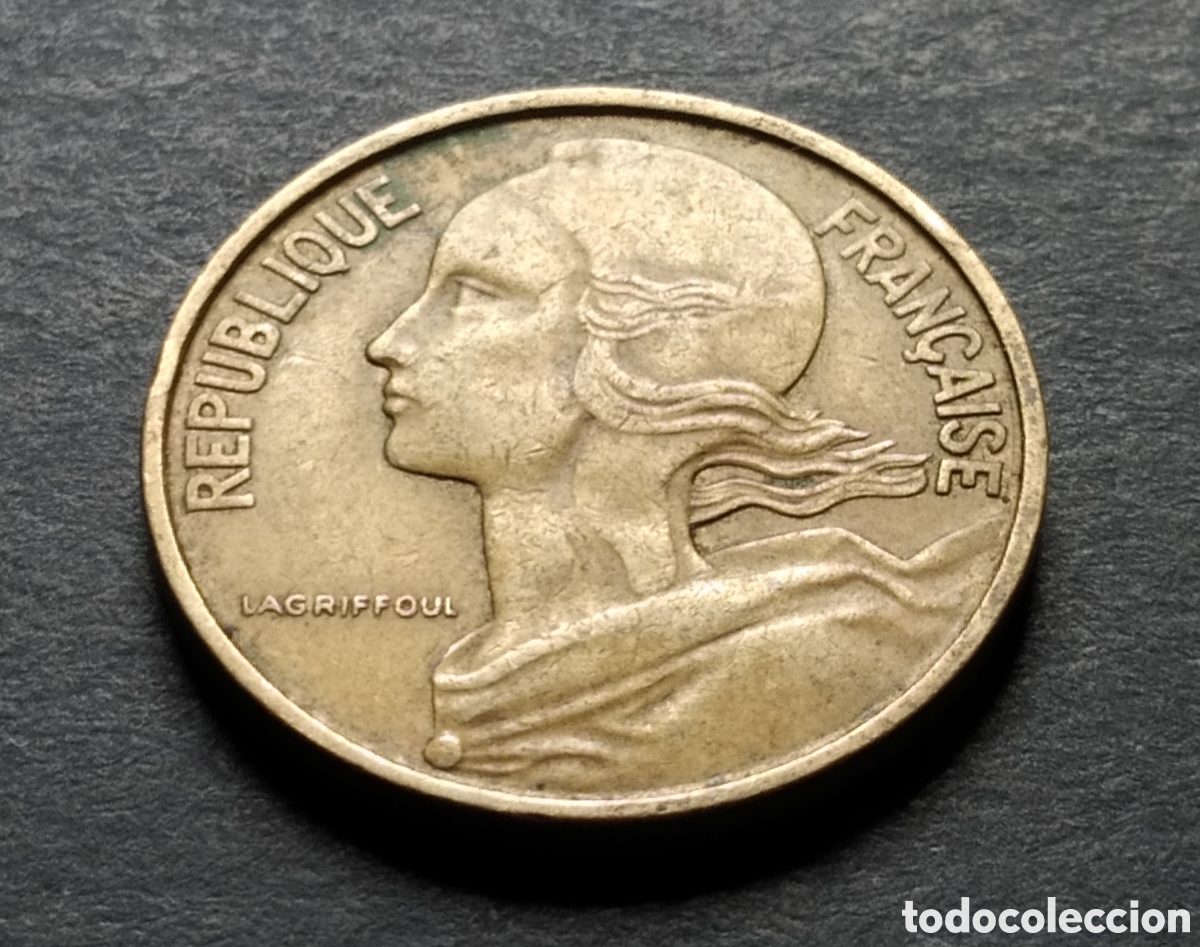 Monedas antiguas de Europa: MONEDA - FRANCIA 10 CENTIMOS 1969 - Foto 4