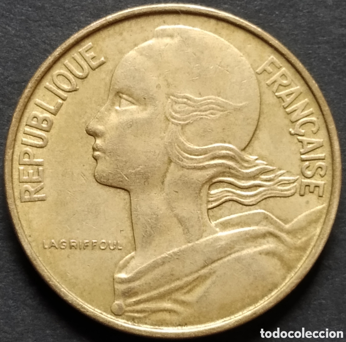 Monedas antiguas de Europa: MONEDA - FRANCIA 10 CENTIMOS 1973 - Foto 2