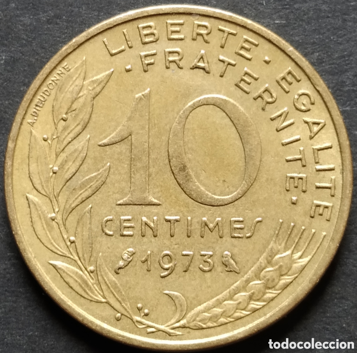 Monedas antiguas de Europa: MONEDA - FRANCIA 10 CENTIMOS 1973 - Foto 1