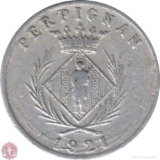 Monedas antiguas de Europa: PERPIGNAN 5 CENTIMES 1921 DINERO DE NECESIDAD CHAMBRE SYNDICALE DES COMMERÇANTS FRANCIA