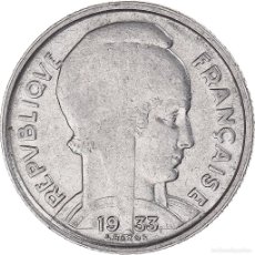 Monedas antiguas de Europa: [#223844] MONEDA, FRANCIA, BAZOR, 5 FRANCS, 1933, PARIS, MBC, NÍQUEL, KM:887, GADOURY:753