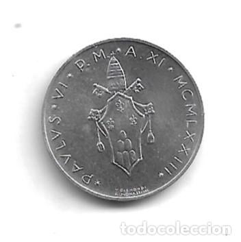 Monedas antiguas de Europa: VATICANO,5 LIRAS 1973,M. - Foto 2