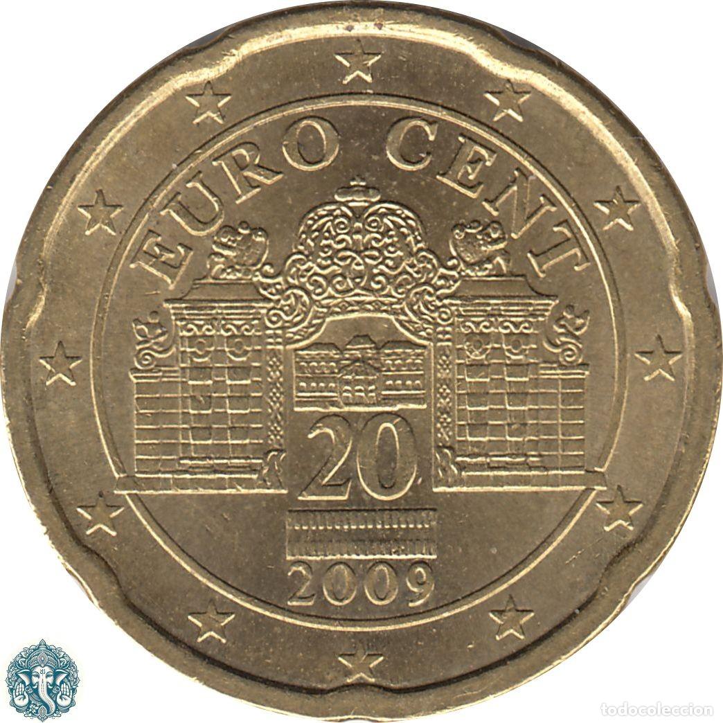 Monedas antiguas de Europa: AUSTRIA 20 C&eacute;ntimos 2009 KM#3140 - Foto 1