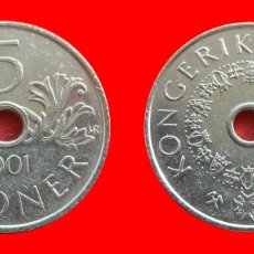 Monete antiche di Europa: 5 CORONAS 2001 NORUEGA-103473