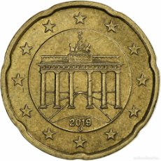 Monedas antiguas de Europa: [#1250910] ALEMANIA - REPÚBLICA FEDERAL, 20 EURO CENT, 2019, KARLSRUHE, MBC+, LATÓN