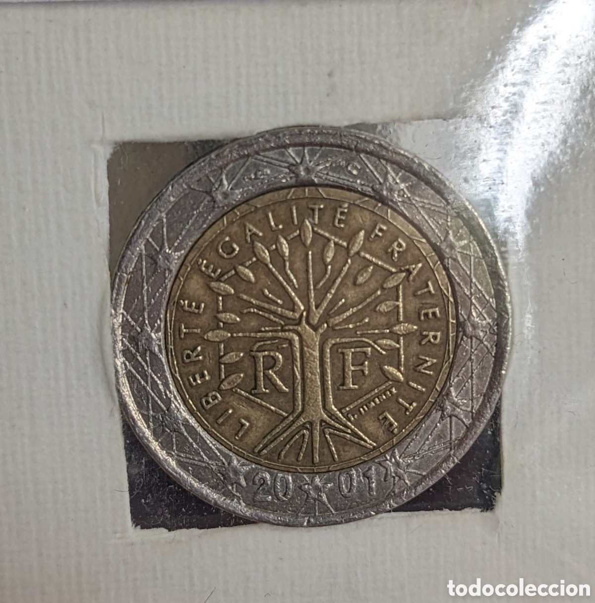 Monedas antiguas de Europa: FRANCIA 2&euro; a&ntilde;o 2001 - Foto 1