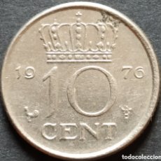 Monedas antiguas de Europa: MONEDA - PAÍSES BAJOS 10 CENT 1976