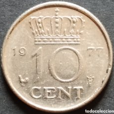 Monedas antiguas de Europa: MONEDA - PAÍSES BAJOS 10 CENT 1977