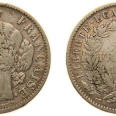 Monedas antiguas de Europa: FRANCE KINGDOM 1887 A 2 FRANCS SILVER (.835) PARIS MINT (2342903) 10G VF KM 817 GAD 530 F 265
