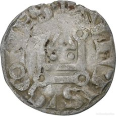 Monedas antiguas de Europa: [#1280663] FRANCIA, COUNTY OF AUVERGNE, ALPHONSE DE POITIERS, DENIER, 1241-1271, RIOM
