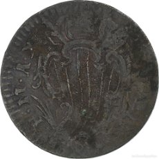 Monedas antiguas de Europa: [#1280670] ITALIA, BENEDICT XIV, 1/2 BAIOCCO, 1744-1751, FERRARA, COBRE, BC+, KM:137