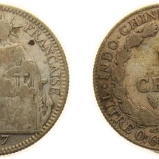 Monedas antiguas de Europa: FRENCH INDOCHINA FRENCH COLONY 1927 A 10 CENTS SILVER (.680) PARIS MINT (6471000) 2.7G VF KM 16.1