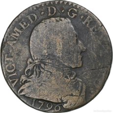 Monedas antiguas de Europa: [#1280672] ITALIA, DUCHÉ DE SAVOIE, VITTORIO AMEDEO III, 5 SOLDI, 1796, TURIN, VELLÓN