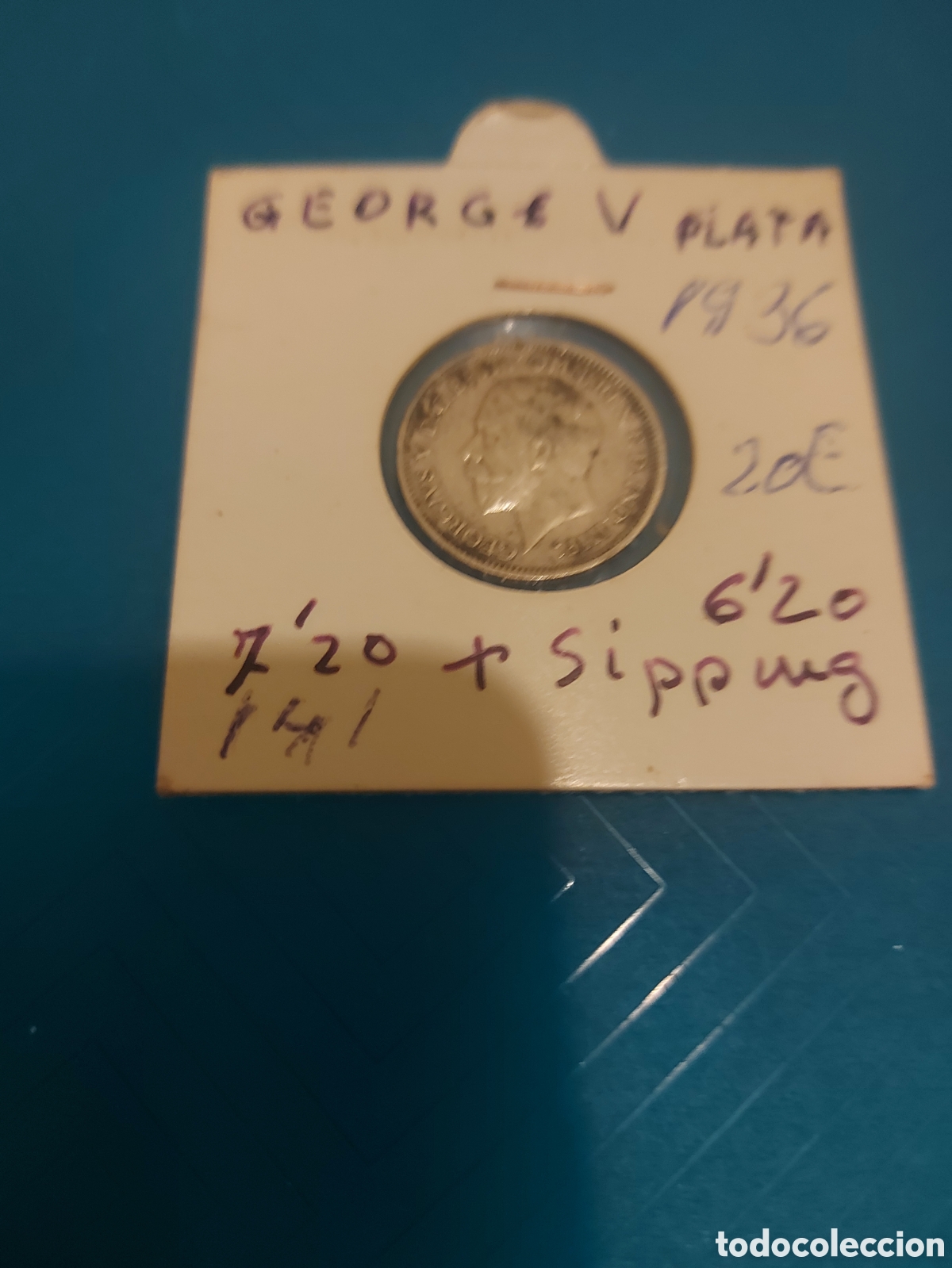 Monedas antiguas de Europa: George V England - Foto 1