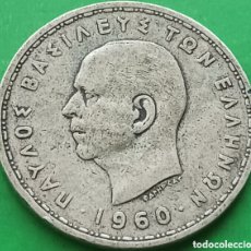 Monedas antiguas de Europa: GRECIA 20 DRACMAS 1960 PLATA KM#85