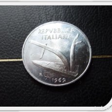 Monedas antiguas de Europa: ITALIA 10 LIRAS 1969
