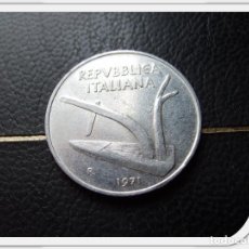 Monedas antiguas de Europa: ITALIA 10 LIRAS 1971