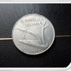 Monedas antiguas de Europa: ITALIA 10 LIRAS 1975