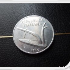 Monedas antiguas de Europa: ITALIA 10 LIRAS 1986