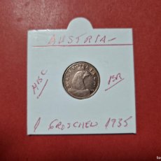 Monedas antiguas de Europa: AUSTRIA 1 GROSCHEN 1935 MBC KM=2836 (BRONCE)