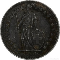 Monedas antiguas de Europa: [#1220176] SUIZA, 1/2 FRANC, 1942, BERN, PLATA, BC+, KM:23