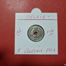 Monedas antiguas de Europa: BELGICA 5 CENTIMOS 1904 BC KM=55 (CUPRONIQUEL) BELGIE