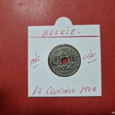 Monedas antiguas de Europa: BELGICA 10 CENTIMOS 1904 BC KM=53 (CUPRONIQUEL) BELGIE