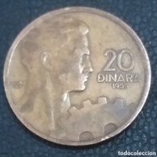Monedas antiguas de Europa: YUGOSLAVIA 20 DINARA 1955