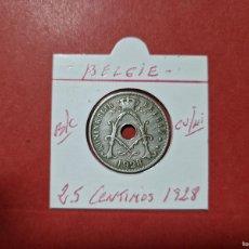 Monedas antiguas de Europa: BELGICA 25 CENTIMOS 1928 BC KM=69 (CUPRONIQUEL) BELGIE