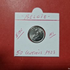 Monedas antiguas de Europa: BELGICA 50 CENTIMOS 1923 EBC KM=88 (NIQUEL) BELGIE