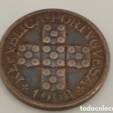 Monedas antiguas de Europa: MONEDA DE 10 CENTAVOS PORTUGAL 1968 COBRE