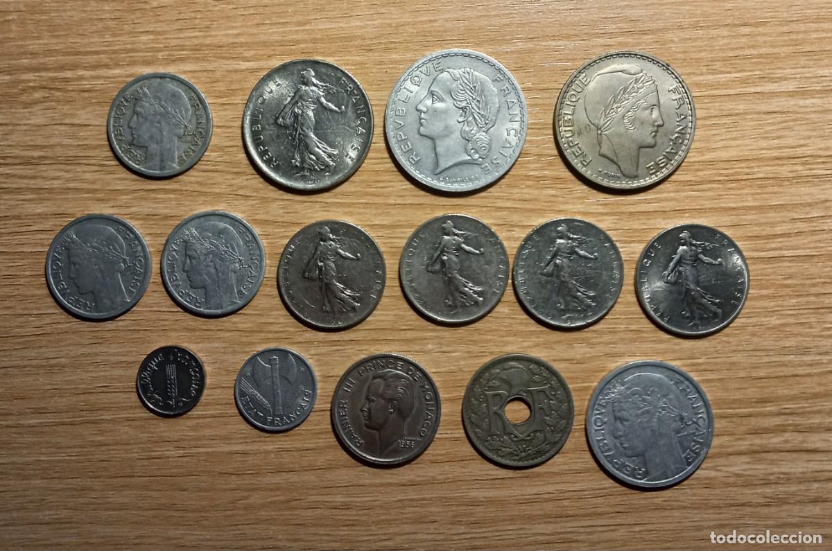 Monedas antiguas de Europa: 15 monedas de Francia - Foto 2