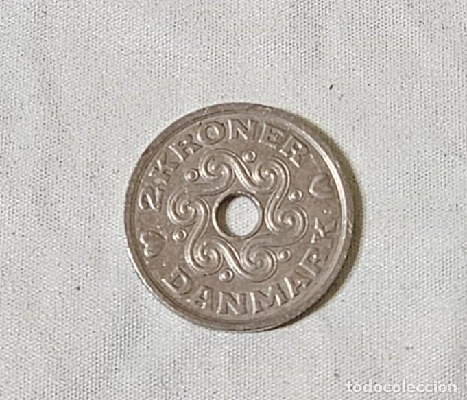 Monedas antiguas de Europa: Moneda 2 Kroner Danmark a&ntilde;o 1992 - Foto 1