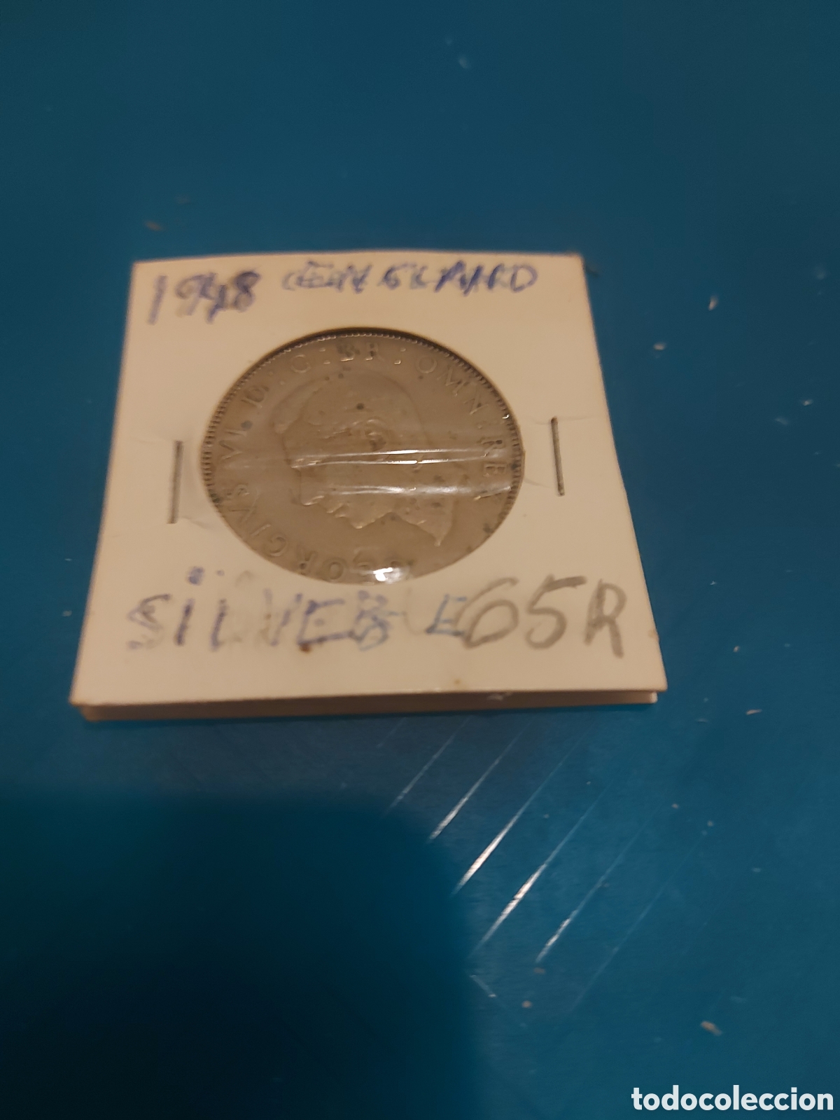 Monedas antiguas de Europa: England half crown1948 - Foto 1