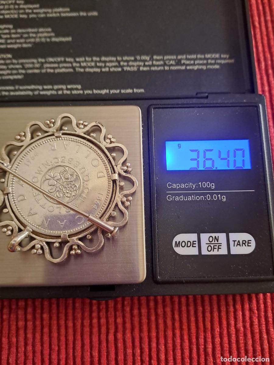 Monedas antiguas de Europa: ANTIGUO BROCHE MONEDA PLATA - Foto 2
