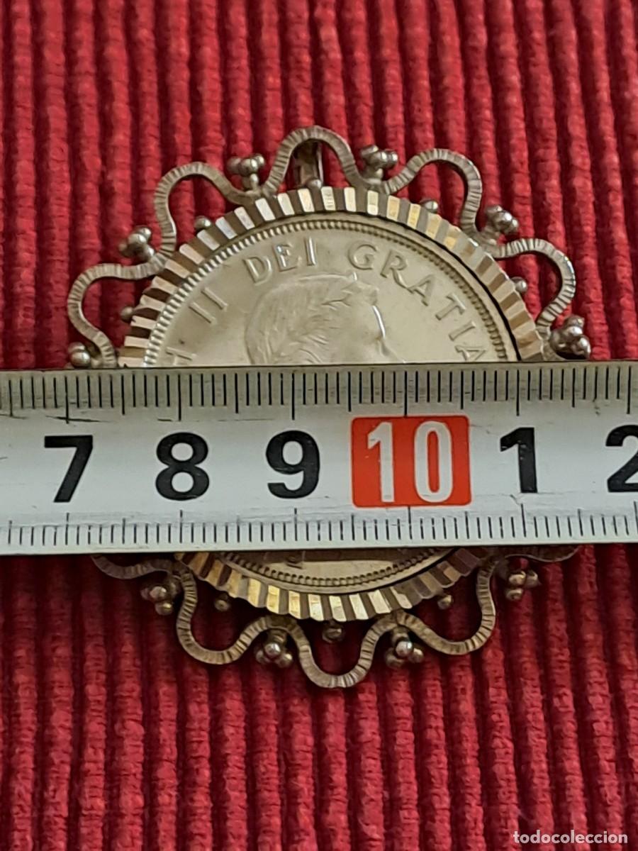 Monedas antiguas de Europa: ANTIGUO BROCHE MONEDA PLATA - Foto 8