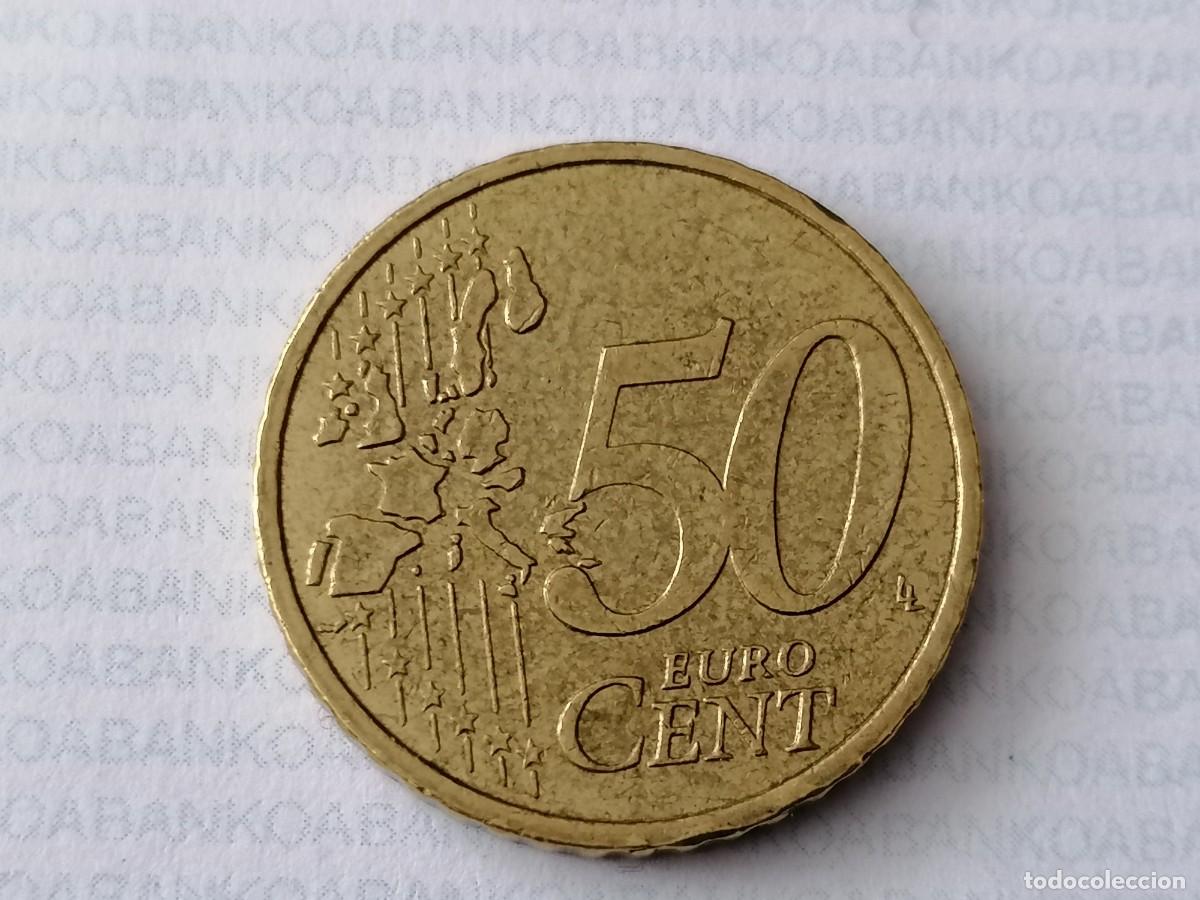 Monedas antiguas de Europa: Moneda, Francia, 50 cent , 2001, MBC+ - Foto 2