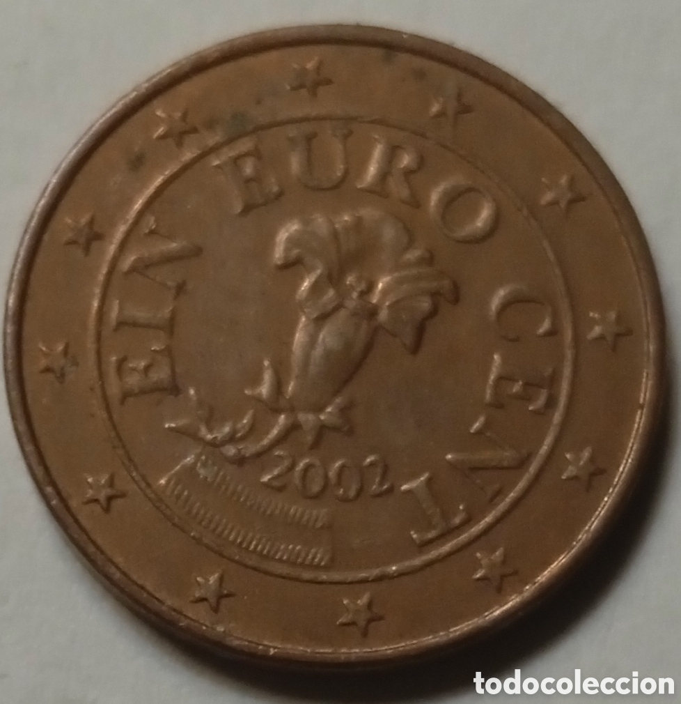 Monedas antiguas de Europa: 1 C&Eacute;NTIMO/2002 (AUSTRIA) - Foto 1