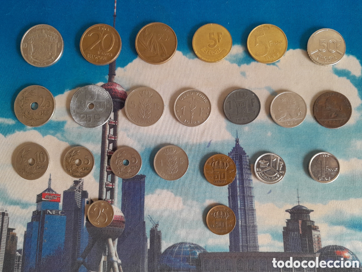 Monedas antiguas de Europa: MONEDAS DE BELGICA - Foto 1