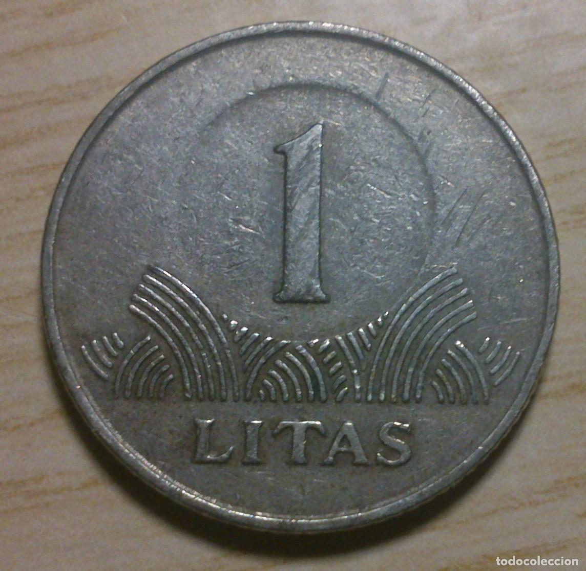 Monedas antiguas de Europa: MONEDA: 1 LITAS, LITUANIA 1999 - Foto 2