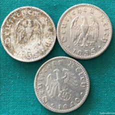 Monedas antiguas de Europa: MNAL010, MONEDAS, DEUTSCHES REICH, 50 REICHSPFENNIG, 1935. D, G. 1940. A. 3 MONEDAS. VER FOTOS