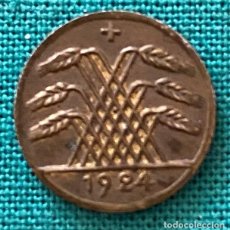 Monedas antiguas de Europa: MNAL016, MONEDAS, ALEMANIA, 50 RECHENPFENNIG, SPIELGELD, 1924, ”+”, 0,6 GR. 14 MM. 1 FICHA. VER FOTO