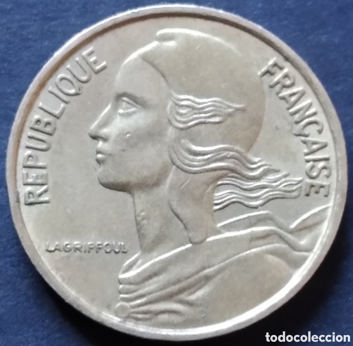 Monedas antiguas de Europa: MONEDA - FRANCIA 5 CENTIMOS 1968 - Foto 2
