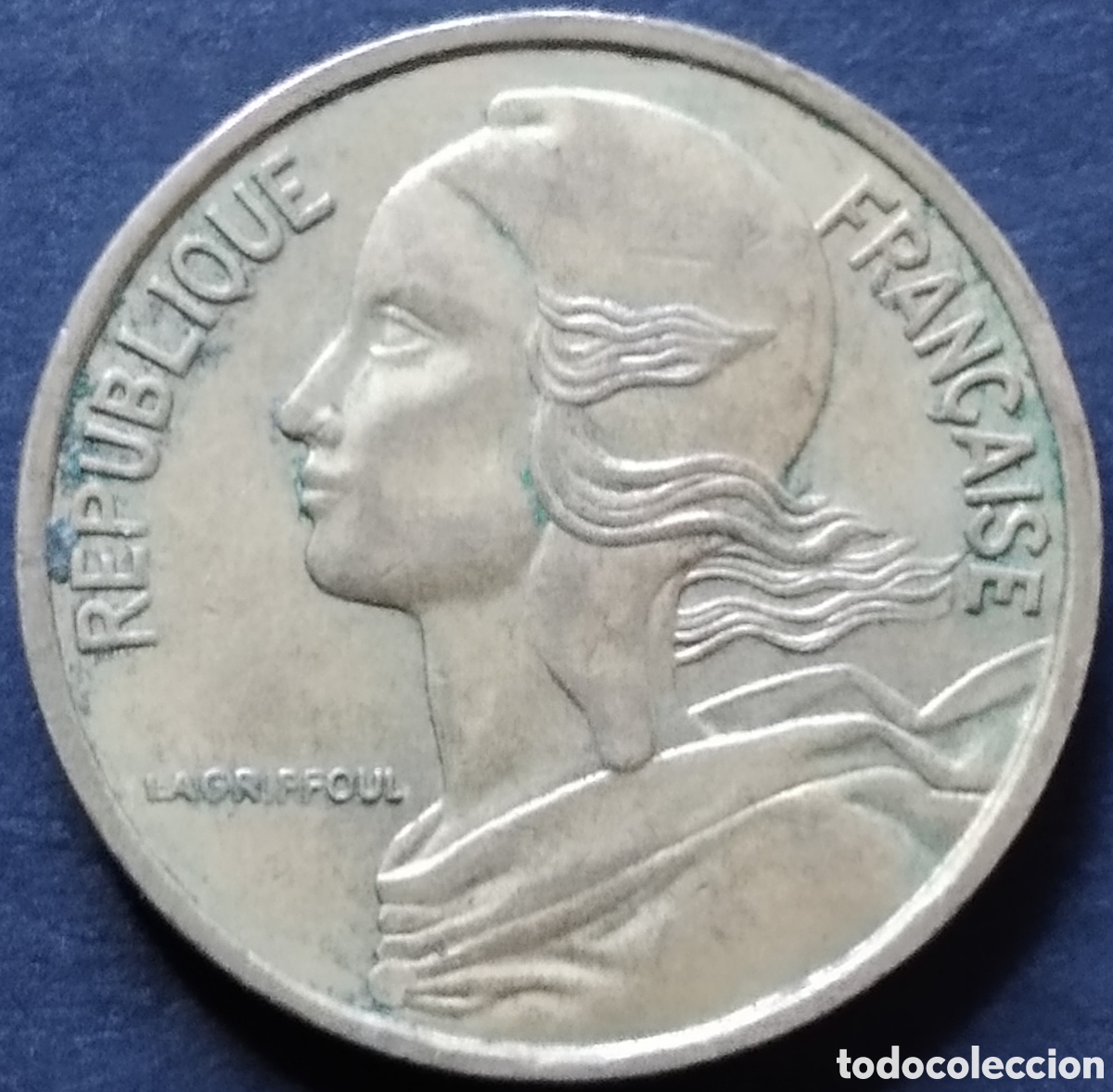 Monedas antiguas de Europa: MONEDA - FRANCIA 5 CENTIMOS 1981 - Foto 2