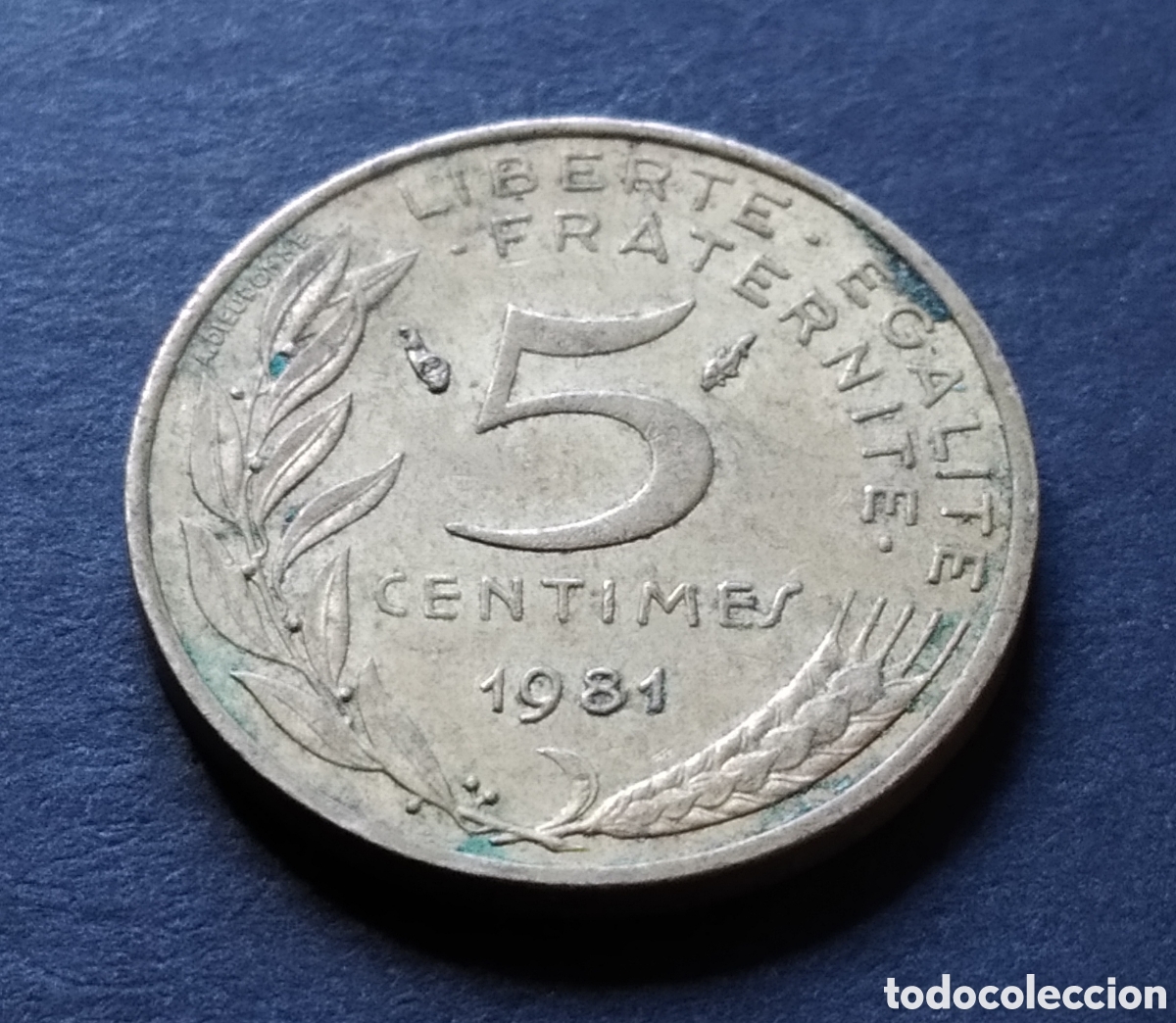 Monedas antiguas de Europa: MONEDA - FRANCIA 5 CENTIMOS 1981 - Foto 3