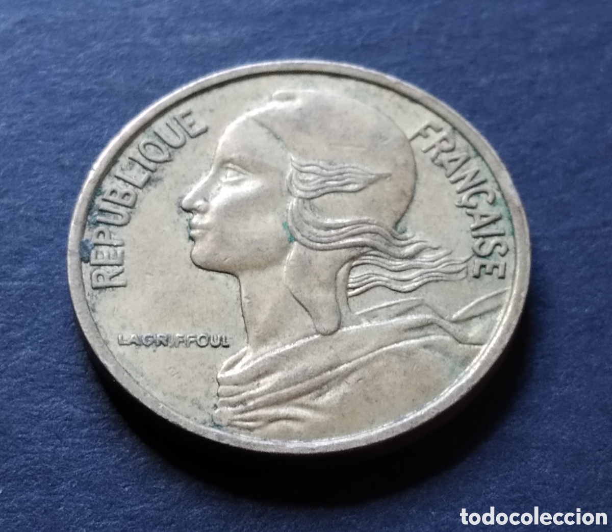 Monedas antiguas de Europa: MONEDA - FRANCIA 5 CENTIMOS 1981 - Foto 4
